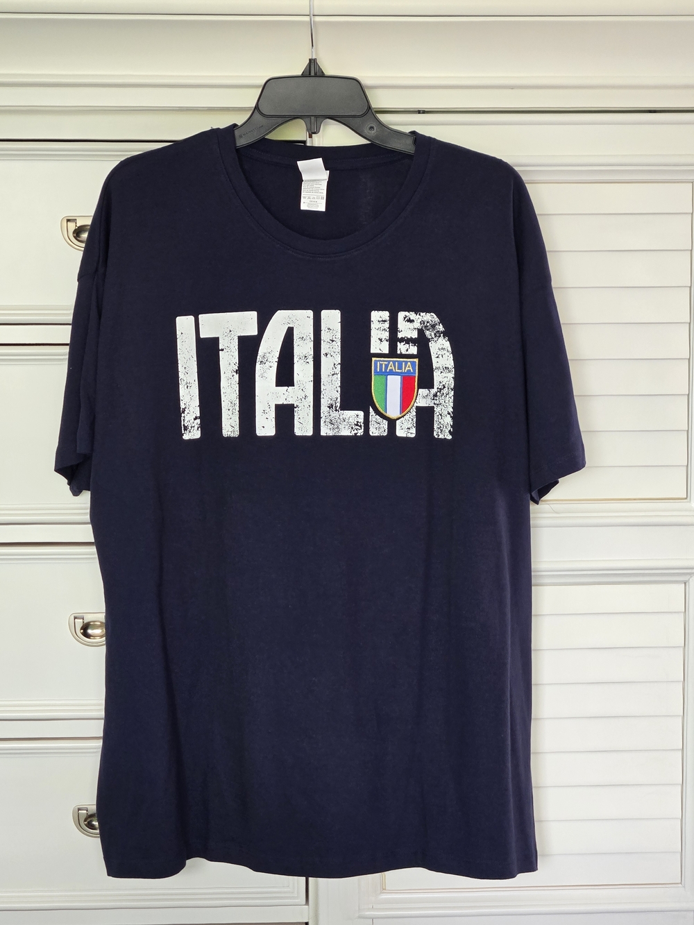 Italia Graphic Men's T-Shirt - Navy